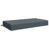 vidaXL Blazina za sedež SOEST 100% poliester Modra 120 x 80 x 15 cm