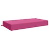 vidaXL Blazina za sedež SOEST 100% poliester Roza 120 x 80 x 15 cm