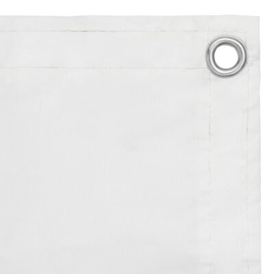 vidaXL Balkonsko platno belo 120x500 cm oksford blago