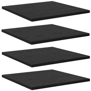 vidaXL Polica za knjige 3 ravni 4 kos 40 x 40 x 1,5 cm Inženirski les