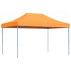 vidaXL Zložljivi pop-up &scaron;otor za zabave oranžna 440x292x315 cm