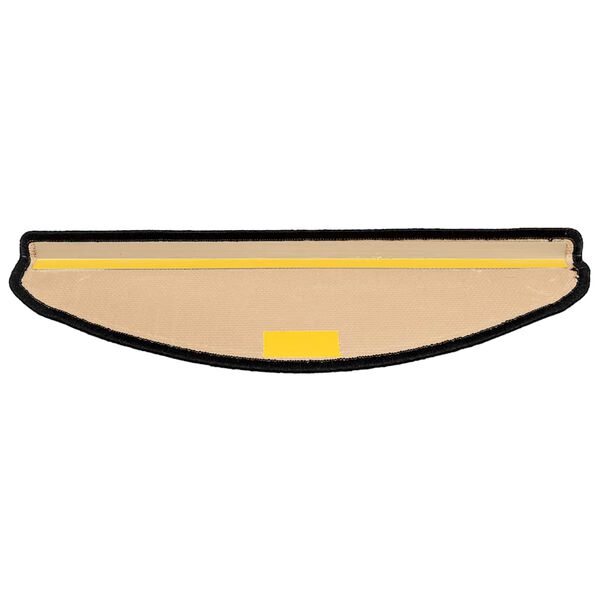 vidaXL Samolepilne preproge za stopnice 15 kos. črne in sive 65x21x4cm