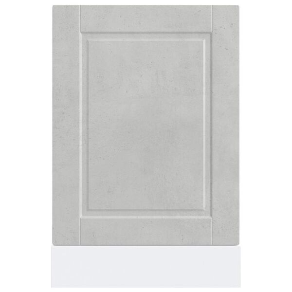 vidaXL Plošča za pomivalni stroj Porto betonsko siv 45x1,5x67 cm