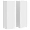 vidaXL Stojalo za rastline 2 kosa belo 25x25x80 cm inženirski les