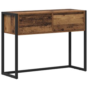 vidaXL Stranska miza Star les 100 x 36 x 75 cm Inženirski les