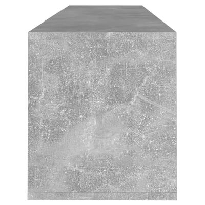 vidaXL TV omarica betonsko siva 120x30x40,5 cm iverna plošča