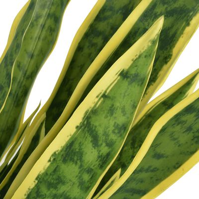 vidaXL Umetna rastlina sanseverija v loncu 65 cm zelene barve