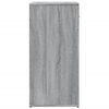 vidaXL Komoda siva sonoma 79x38x80 cm inženirski les