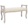 vidaXL Klop 110x45x60 cm laneno platno