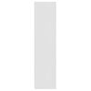 vidaXL Garderobna omara bela 100x50x200 cm iverna plo&scaron;ča