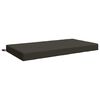 vidaXL Blazina za sedež SOEST 100% poliester Antracit 120 x 80 x 10 cm