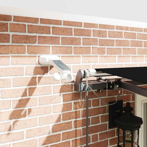 vidaXL Tkanina za senčnik z Črna 400 &times; 300 cm Poliester