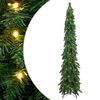 vidaXL Umetna osvetljena novoletna jelka 130 LED diod 210 cm