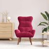 vidaXL fotelj Vinorodna rdeča 69 x 74 x 93 cm Žamet