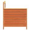 vidaXL Vrtni kavč vo&scaron;čeno rjav 69x62x70,5 cm trdna borovina