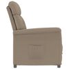 vidaXL Reclinerska stolica taupe Taupe 70.5 x 96.5 x 95 cm Poliester