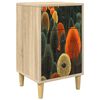 vidaXL Nočna omarica ZAANDAM Sonoma hrast 36 x 33 x 60 cm