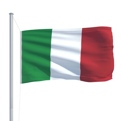 vidaXL Italijanska zastava 90x150 cm