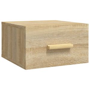 vidaXL Stenska nočna omarica sonoma hrast 35x35x20 cm