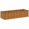 vidaXL Vrtna visoka greda 290x100x69 cm corten jeklo