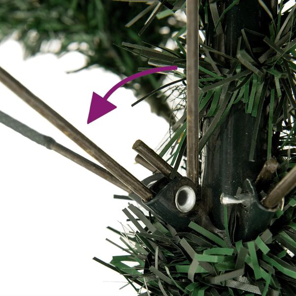 vidaXL Umetna novoletna jelka s stojalom 150 cm PVC