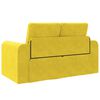vidaXL Sofa postelja 60cm Rumena Žamet