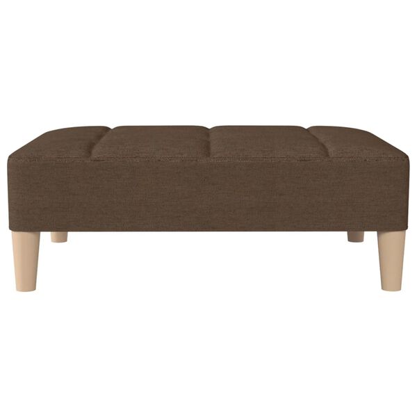 vidaXL Stolček za noge rjav 78x56x32 cm blago