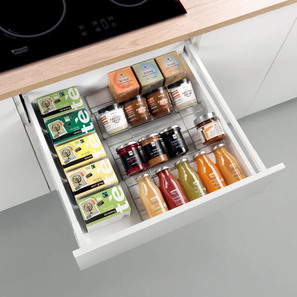 Metaltex Raztegljivo stojalo za začimbe 4-nadstropno X-Pand 2 kosa