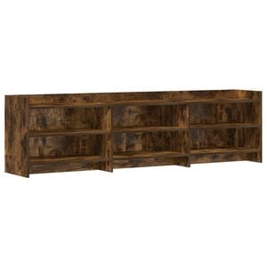 vidaXL TV omarica 168 x 33 x 47 cm Dimljen hrast Inženirski les