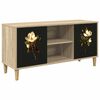 vidaXL TV omarica BREMEN 102 x 33 x 50 cm Sonoma Inženirski les