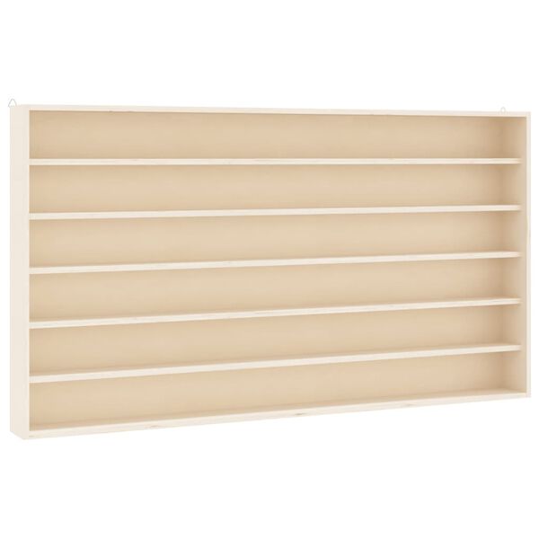 vidaXL Lesena zbirateljska vitrina z 6 policami 100x9x55 cm