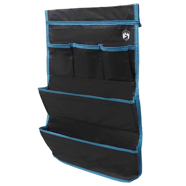 vidaXL Shranjevalna torba s shranjevanjem Siva 66 x 40 cm oxford