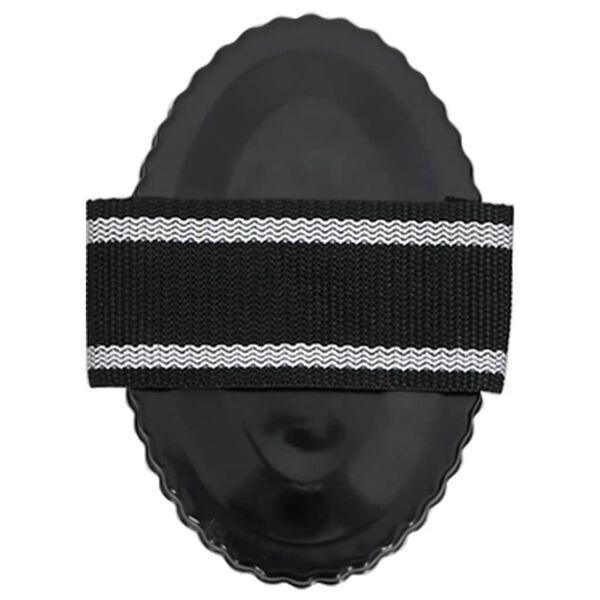 vidaXL Krtača za konja 3 kosi črno jeklo