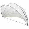 vidaXL Paviljon za bazen Siva in oranžna 592 x 590 x 275 cm