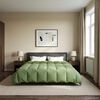 vidaXL Polna celoletna prevleka Zelena 240 x 260 cm Mikrovlakna