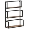 vidaXL Stenska polica 60x20x85 cm trden predelan les
