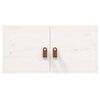 vidaXL Stenska omarica bela 60x30x30 cm trdna borovina