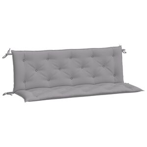 vidaXL Blazina za vrtno klop 2 kosa siva 150x50x7cm oxford tkanina