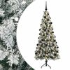 vidaXL Umetna božična jelka z bučko 180 cm 300 LED Toplo bela
