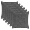 vidaXL Prevleka za blazino 6 kos HOUTEN Temno siva 30 x 30 cm