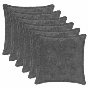 vidaXL Prevleka za blazino 6 kos HOUTEN Temno siva 30 x 30 cm