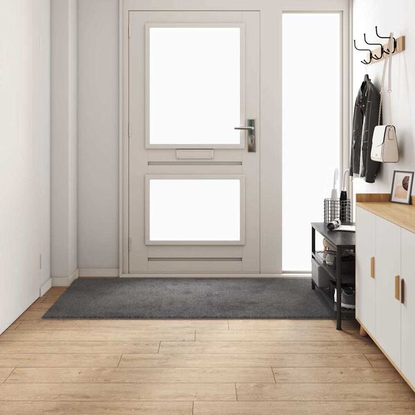 vidaXL Preproga za tek Siva 100 x 200 cm 100% polipropilenski tuf