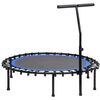 vidaXL Fitnes trampolin z ročajem 122 cm