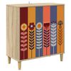 vidaXL Strani &scaron;al ESSEN Sonoma 69 x 33 x 75 cm Inženirski les