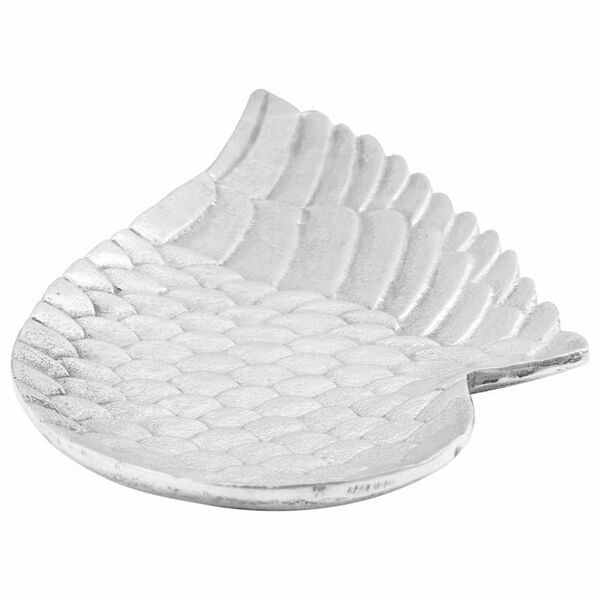 vidaXL Ko&scaron;ara za sadje 2 pcs srebrna 40 x 18 x 2.5 cm Aluminij