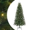 vidaXL Umestno božično drevo Zelena 240 cm PE in PVC