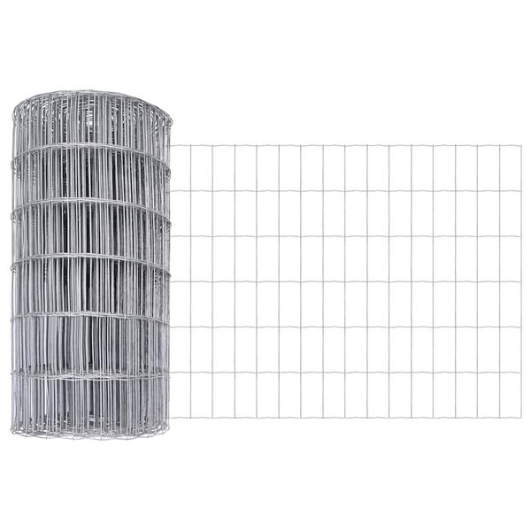 vidaXL Evropska ograja 0,4 x 10 m PVC prevlečen železo