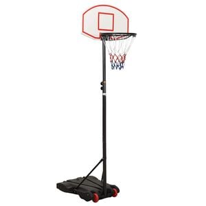 vidaXL Ko&scaron;arkarsko stojalo belo 216-250 cm polieten