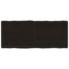 vidaXL Mizna plo&scaron;ča te. rjava 140x60x(2-6)cm obdelana trdna hrastovina