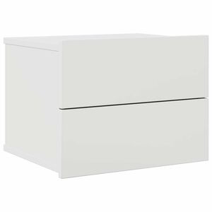 vidaXL Nočna omarica bela 40x30x30 cm iverna plo&scaron;ča